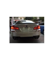 bmw f10 uyumlu plastik parlak siyah m spoiler-spoyler