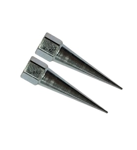 Modifiye Sivri Somun 2Li Gri 6MM