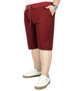 Mode XL Büyük Beden Erkek Kapri Straight Basic 20500 Bordo