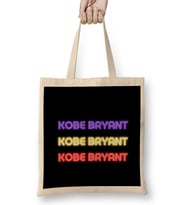 Kobe Bryant - Basketball gifts Vintage Retro Rainbow Quotes For BOYS AND Dad Bez Çanta Uzun Saplı