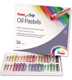 Pentel Yağlı Pastel Boya, Standart Kutu, 36 Renkli