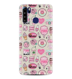 Reeder P13 Blue Max Kılıf Desenli Silikon Donut Flamingo