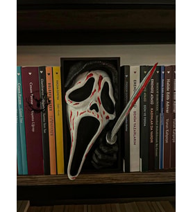 hayatvesanat  Çığlık / Kitaplık Figürü / Kitap Tutucu