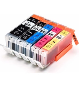 Photo Print Canon Pixma İX6850 PGI-550XL CLI-551XL Chipli Muadil Kartuş Seti