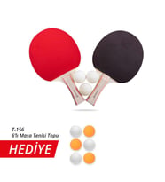 Triathlon T109 Masa Tenisi -T156  6 lı Tenis Topu Hediyeli