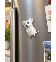 Magnet Buzdolabı Süsü Fare Figürlü Dekoratif Hediyelik 5 cm