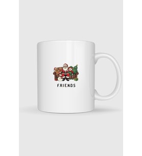Friends Yılbaşı Baskılı Kupa Bardak