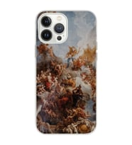 Iphone 12 PRO Uyumlu Sanatsal Tasarımlı Şeffaf Telefon Kılıfı