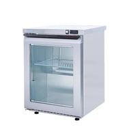 Iceinox Tezgah Altı Mini Buzdolabı Cam Kapılı 140 Lt (Gri)