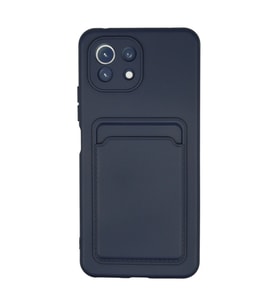 Xiaomi Mi 11 Kılıf Kelvin Kartvizitli Silikon - Lacivert