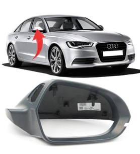 Audi A6 Sağ Ayna Kapağı Park Asistanlı 2012-2015 4G0857528B