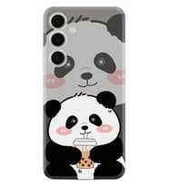 Samsung Galaxy A16 Kılıf Boutique Baskılı Resimli Milkshake Panda Pcode -058