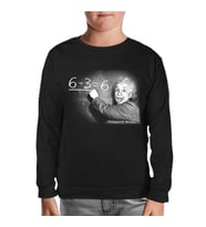 Einstein Siyah Çocuk Sweatshirt