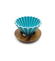 Ahşap Standlı Dripper – Turkuaz