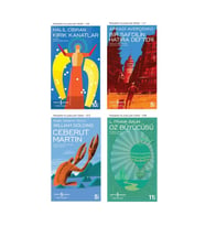 Kırık Kanatlar + Bir Safdilin Hatıra Defteri + Ceberut Martin + Oz Büyücüsü- 4 Kitap Set
