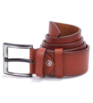 Dagoster DMK26-463DG Açık Taba 4.5 cm Hakiki Deri Erkek Kemer