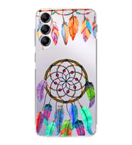 PrintiFy Samsung Galaxy M34 ile Uyumlu 1mm Slim Fit Nazar Boncuğu 6 Baskılı Şeffaf  Kılıf