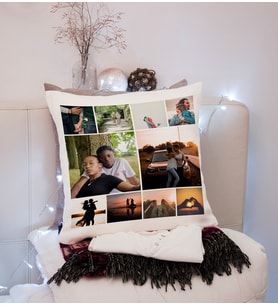 Sevgililer Gününe Özel Kişiye Özel 10 Fotoğraf Tasarımlı Yastık