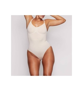 Mistirik Çıtçıtlı Korse Örme Kumaş Yapılı Toparlayıcı Çıtçıtlı Korse Çıtçıtlı Body Sıkılaştırıcı Toparlayıcı Askılı Kısa Korse (Beyaz)