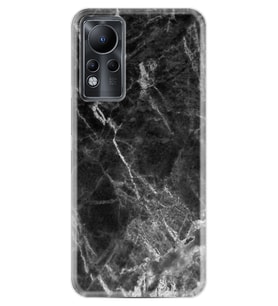 INFINIX Note 11 Pro Note 10 Hot 9 Play Kılıf Desemli Silikon Kara Mermer 1375