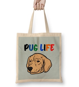 Funny Dog Lover Gifts For Women Men Kids Bez Çanta Uzun Saplı