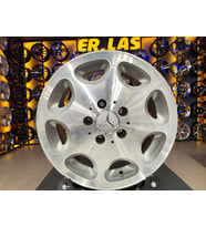4 Adet MERCEDES ORIJINAL 7*15 5*112 ET40 66.6 SILVER JANT REVİZE EDİLMİŞ (Takım)