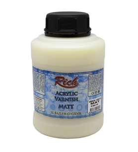Rich Su Bazlı Vernik MAT (Matt Acrylic Varnish) 1250 cc. 