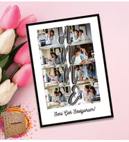 Kişiye Özel 8 Fotoğraf Baskılı Anne Temalı Fotoğraf Çerçevesi