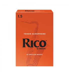 D'Addario RKA1015 Rico Orange Box Tenor Saksafon Kamışı No: 1.5 (Başlangıç/Eğitim) - 10'lu Paket  Çok Yumuşak Yapı, Yeni Başlayanlar İçin İdeal Esneklik