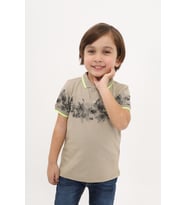 Toontoy Erkek Çocuk Baskılı Tişört (Yeşil)