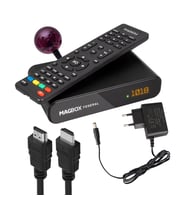 Magbox Federal TKGS'li HD Uydu Alıcısı Scart + HDMI Çıkışlı (Siyah)