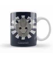 Cyberman Retro Japanese Dr Who Kupa Bardak Porselen