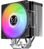 MARK 4 ARGB SCKTT-4000AR Original Tasarım 12 cm Intel LGA1700, LGA1151, AMD AM5, AM4 Desteği, 120mm,Yan Akışlı İşlemci Hava Soğutucusu