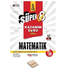 Nitelik 8. Sınıf 2027 LGS Kazanım Matematik Soru Bankası + Telefon Standı