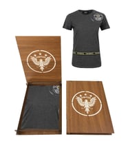 Fenerbahçe Orijinal Kadın Tshirt-Hediyelik (Ahşap Kutulu) (Gri)
