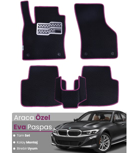 BMW 3 SERİSİ G20 SEDAN (2018-2024) Uyumlu EVA Paspas Tam Set–Araca Özel,Su Geçirmez