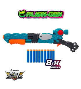 Mega Allien- Gen Sonic Flytrap 10 Atış Dart FIrlatıcı Set