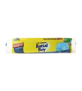 KOROPLAST EXTRA GÜÇLÜ BATTAL ÇÖP TORBASI 72x95cm MAVİ