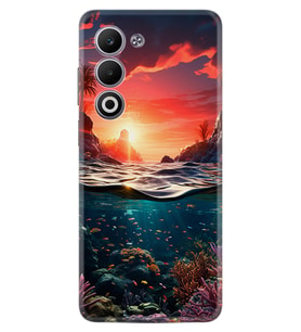 Oppo A5 Kılıf Boutique Baskılı Resimli Okyanus Pcode -067