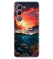 Oppo A5 Kılıf Boutique Baskılı Resimli Okyanus Pcode -067