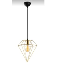 MYLİGHTS RETRO GOLD TEKLİ SARKIT AVİZE E 27 (Siyah)