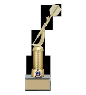 ODAK KUPA - Figürlü Kupalar - Dart Figürlü Kupalar FG-008 C - 32 cm