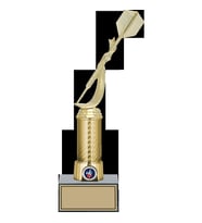 ODAK KUPA - Figürlü Kupalar - Dart Figürlü Kupalar FG-008 C - 32 cm