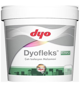Dyofleks Elyaflı Çatı Su İzolasyon Malzemesi 5 Lt Beyaz