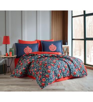 Hobby Çift Kişilik Poplin Nevresim Plenty Kırmızı