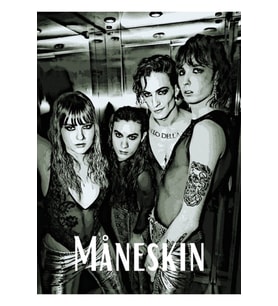 Måneskin Tablo Ahşap Poster Dekoratif