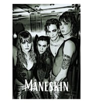 Måneskin Tablo Ahşap Poster Dekoratif