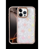 iPhone 14 Pro Max Lumi Desenli Kapak - Çöl Titanyum
