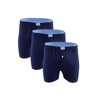 pilelistore Huma One Erkek  Havlu Bel Düz Boxer 2174 (Lacivert)