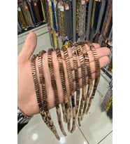 Hematit Taşı Dalgalı Rondela Kesim Parlak Kahverengi 6x3mm Doğal Taş Dizi